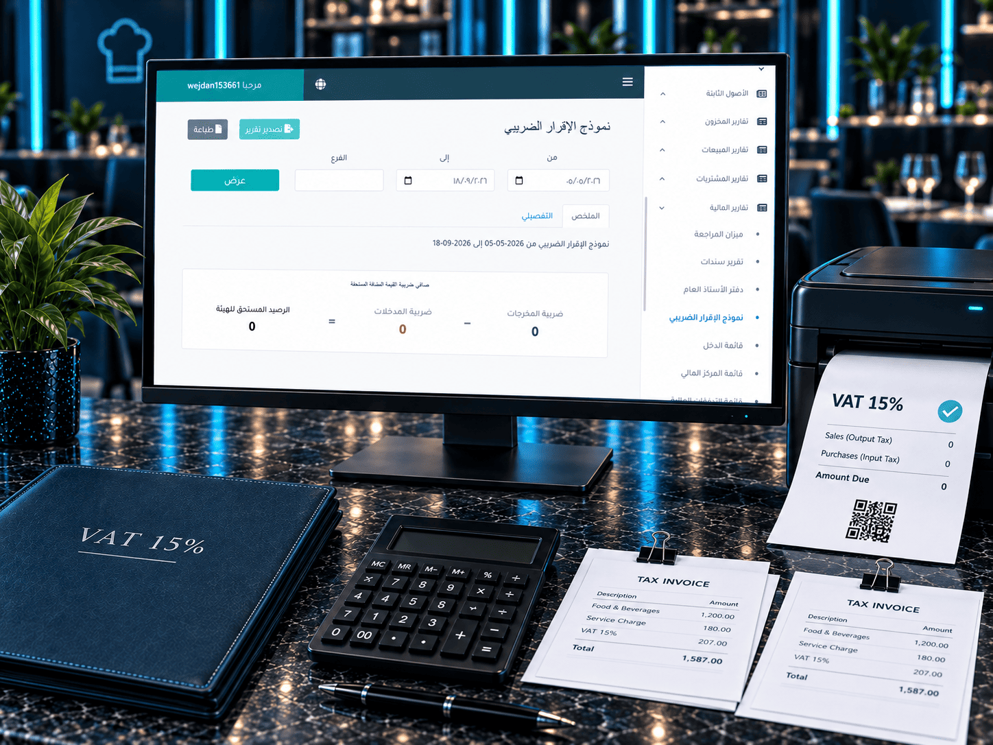 واجهة ضريبة القيمة المضافة